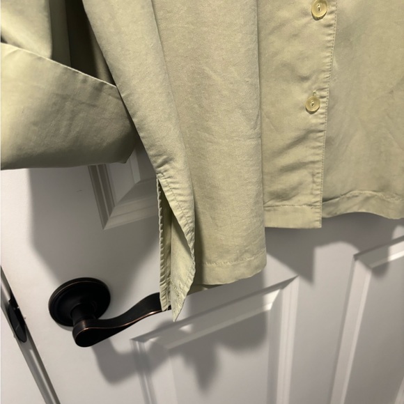 RK Originals Pale Olive Green blouse size 14 - Picture 2 of 6